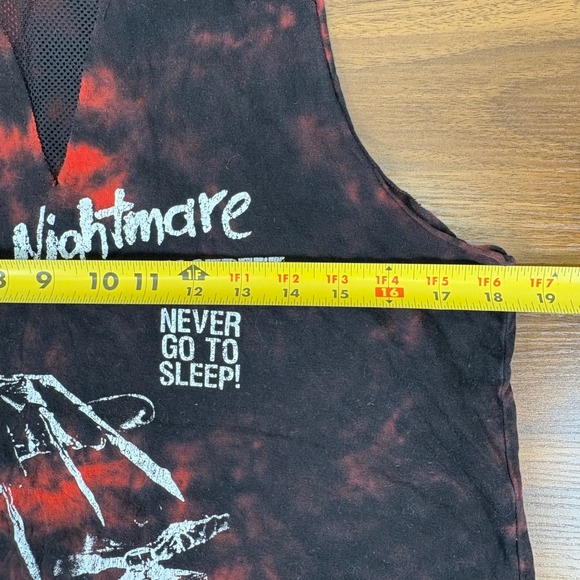 Hot Topic A Nightmare on Elm Street Tie Dye Tank‎ Top Horror Movie Size S - Picture 7 of 8